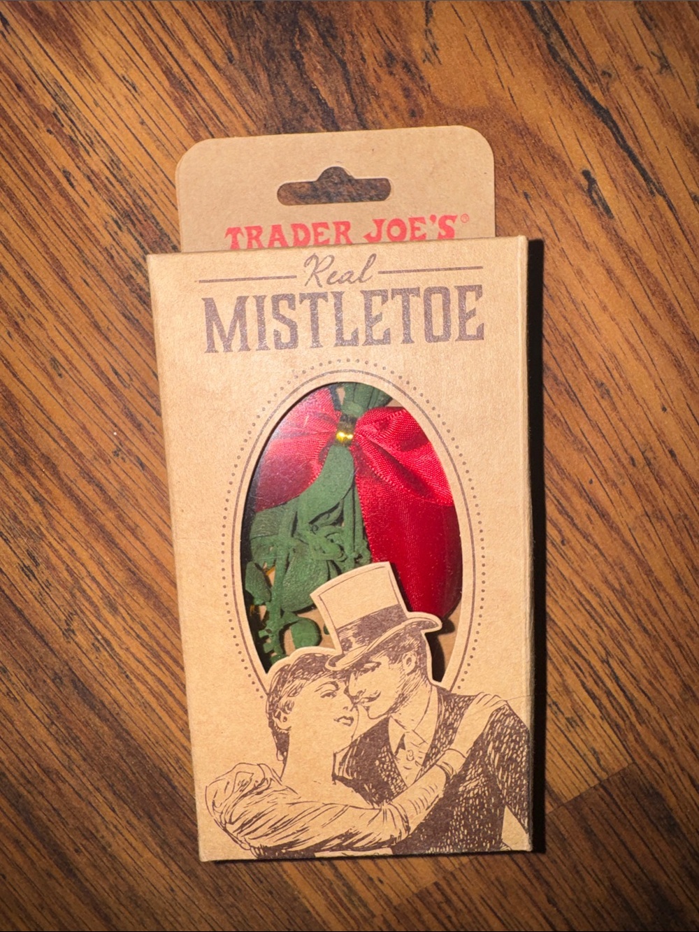 Real Mistletoe with Red Ribbon C1.Bk.R.2